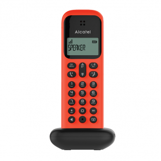 Alcatel-D285-Ασύρματο-Τηλέφωνο-κοκκινο