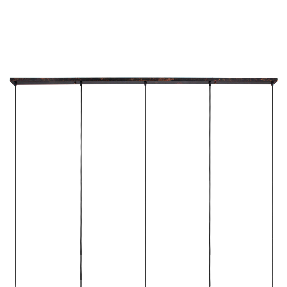 GloboStar® TRIANGLE 00609 Μοντέρνο Κρεμαστό Φωτιστικό Οροφής Πολύφωτο Χάλκινο Μεταλλικό Πλέγμα Μ170 x Π22 x Y130cm - Image 10