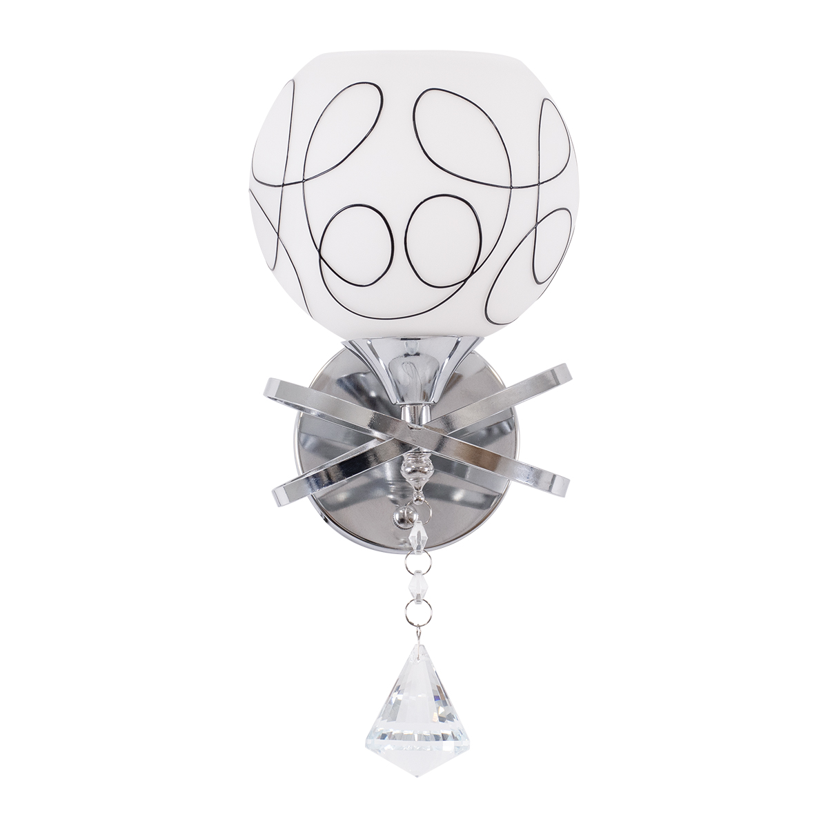 GloboStar® CANTER 00634 Μοντέρνο Φωτιστικό Τοίχου Απλίκα Μονόφωτο Μεταλλικό με Διάφανο Γυαλί Μ14 x Π15 x Υ30cm - Image 7