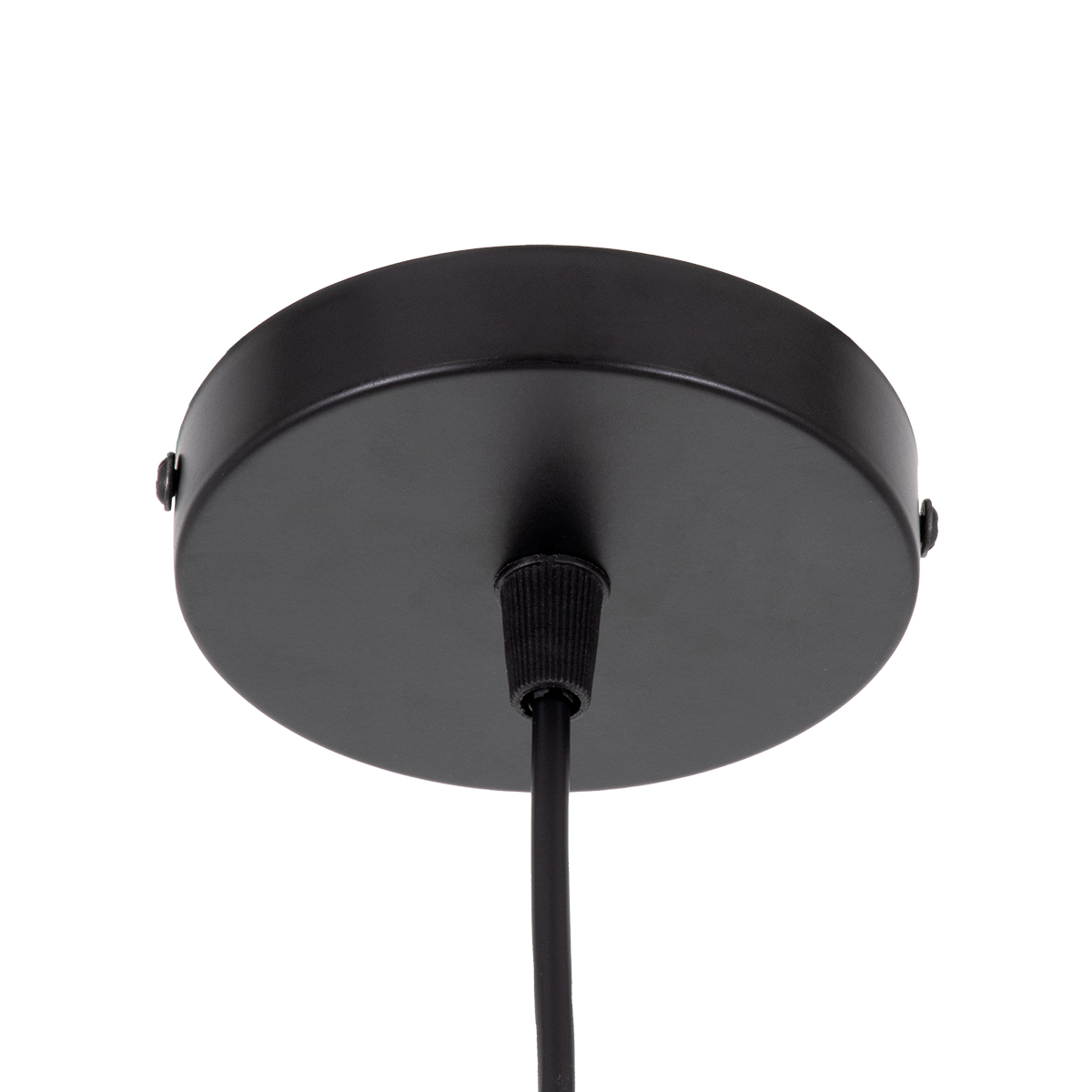 GloboStar® SPARKLE 00733 Μοντέρνο Κρεμαστό Φωτιστικό Οροφής Μονόφωτο Μαύρο Μεταλλικό Πλέγμα Φ35 x Y26cm - Image 8
