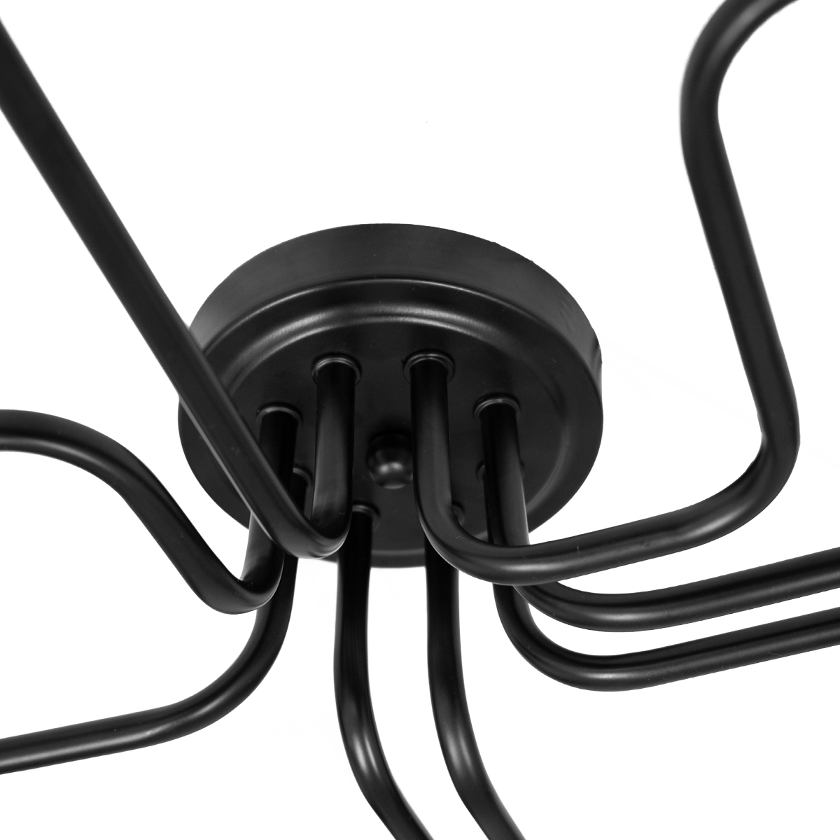 GloboStar® LIBERTA 00840 Μοντέρνο Φωτιστικό Οροφής Πολύφωτο Μαύρο Μεταλλικό Μ102 x Π72 x Υ10.5cm - Image 7