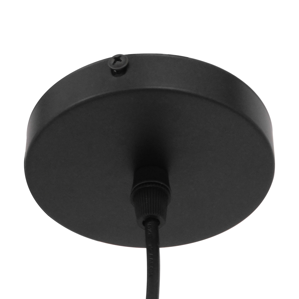GloboStar® PALAZZO 01523 Μοντέρνο Κρεμαστό Φωτιστικό Οροφής Μονόφωτο Μαύρο - Χρυσό Μεταλλικό Καμπάνα Φ14 x Υ34cm - Image 9