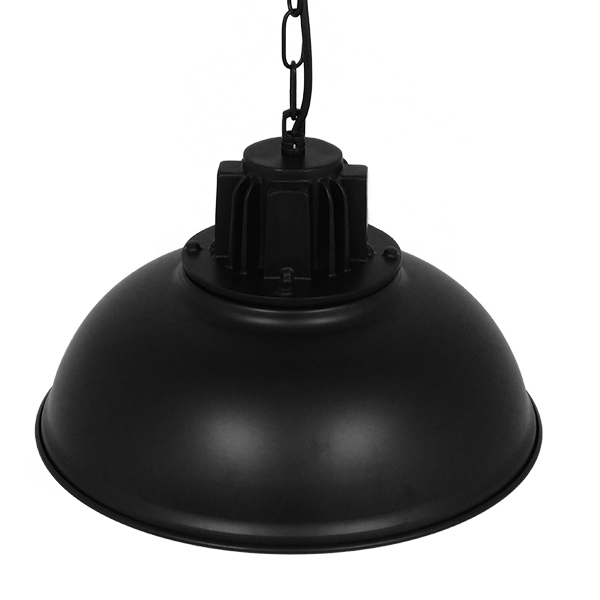 GloboStar® HARROW 01571 Vintage Industrial Κρεμαστό Φωτιστικό Οροφής Μονόφωτο Μαύρο Μεταλλικό Πλέγμα Φ33 x Υ32cm - Image 5