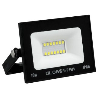Προβολέας LED OSIRIS 10W 110LM/W 1100LM 120° Μοίρες AC85-265V BK 2 YEARS WARRANTY Αδιάβροχος IP66 Ψυχρό Λευκό 6000k GloboStar 12311