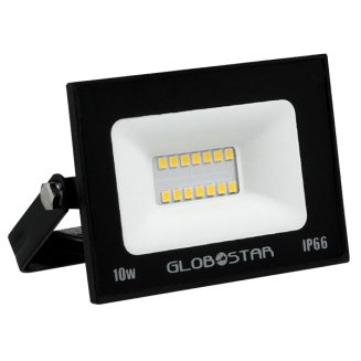 Προβολέας LED OSIRIS 10W 105LM/W 1050LM 120° Μοίρες AC85-265V BK 2 YEARS WARRANTY Αδιάβροχος IP66 Φυσικό Λευκό 4500k GloboStar 12312