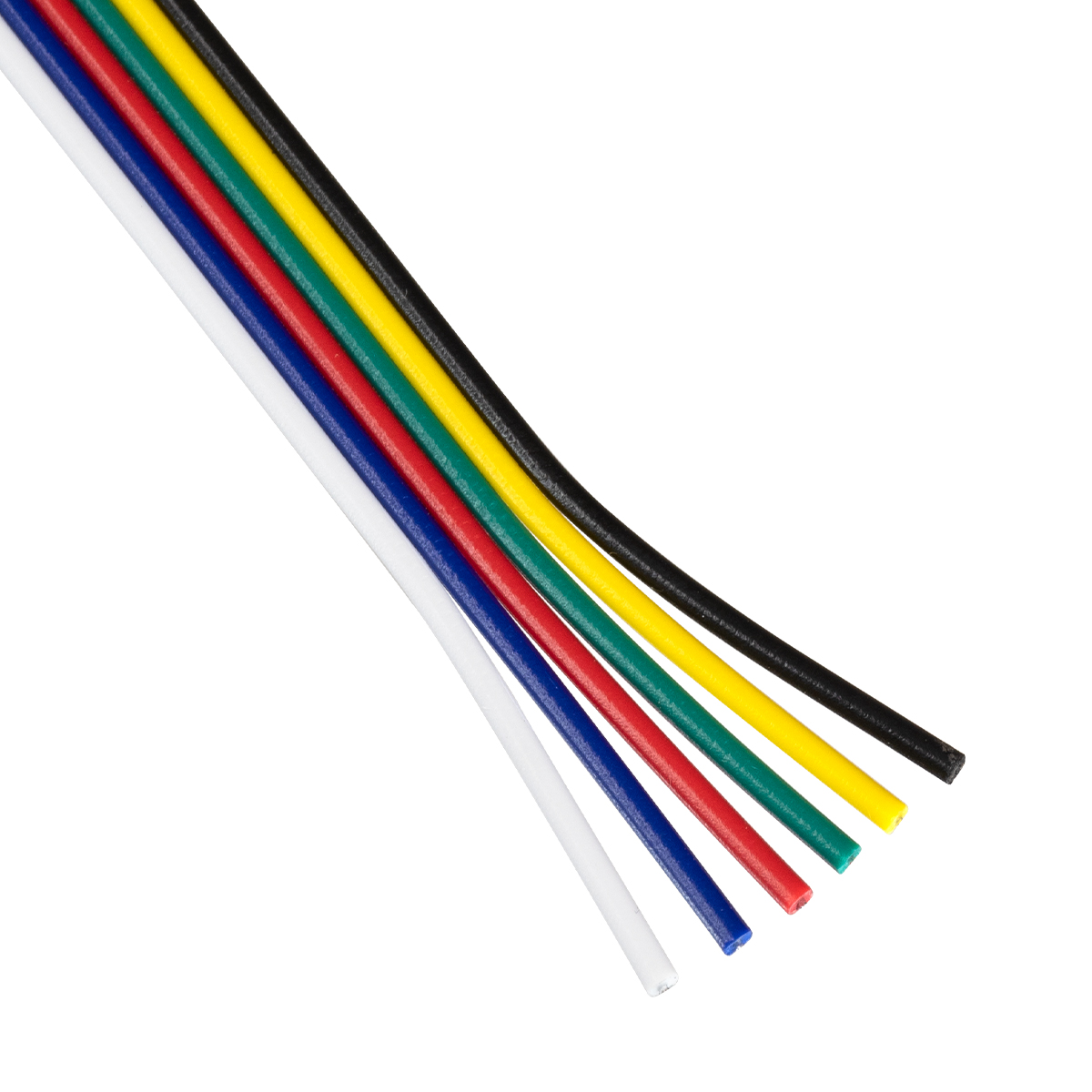 GloboStar® 70738 Εύκαμπτο Πλακέ Καλώδιο 1m RGB+CCT 6 x 0.25mm² - Image 2
