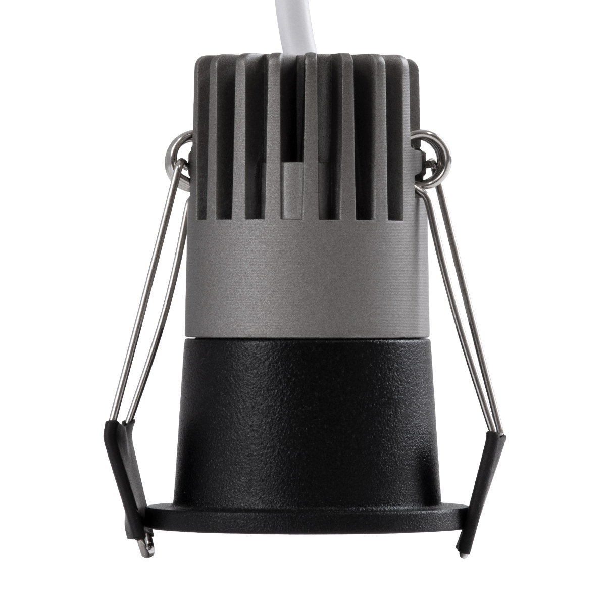 GloboStar® MICRO-S 60238 Χωνευτό LED Spot Downlight TrimLess Φ4cm 5W 650lm 38° AC 220-240V IP20 Φ4 x Υ5.9cm - Στρόγγυλο - Μαύρο - Φυσικό Λευκό 4500K - Bridgelux COB - 5 Years Warranty - Image 5