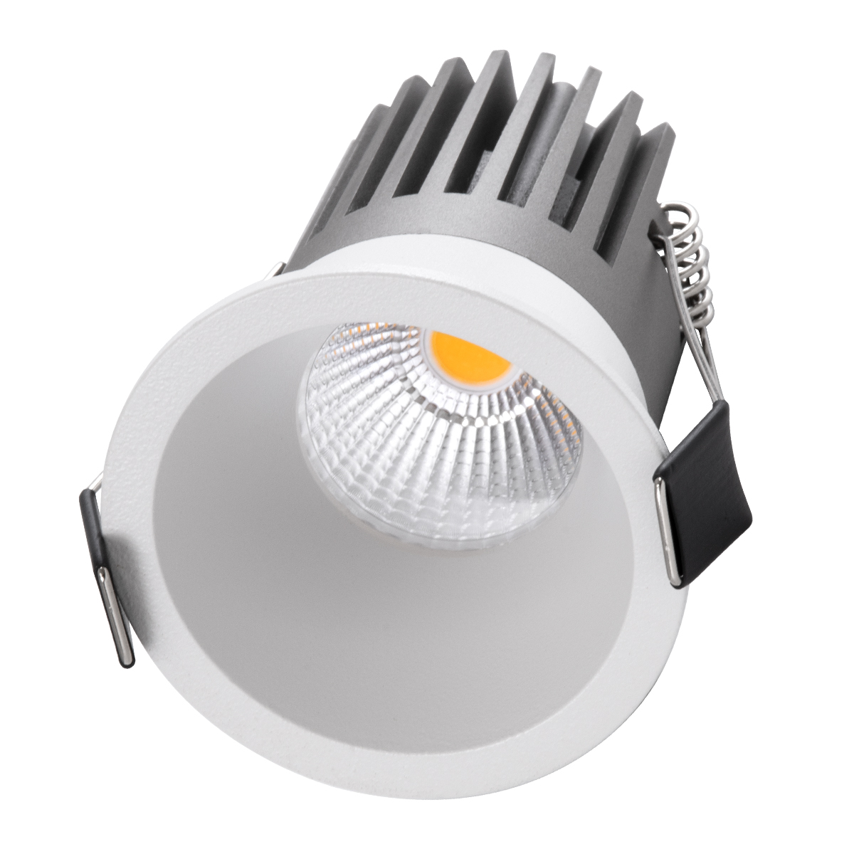 GloboStar® MICRO-B 60243 Χωνευτό LED Spot Downlight TrimLess Φ6cm 7W 875lm 38° AC 220-240V IP20 Φ6 x Υ7.8cm - Στρόγγυλο - Λευκό - Θερμό Λευκό 2700K - Bridgelux COB - 5 Years Warranty - Image 3