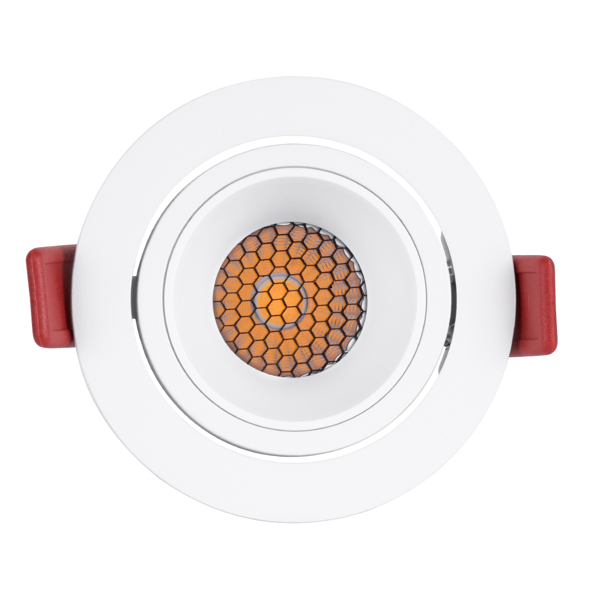 GloboStar® LEO-R 60284 Χωνευτό LED Spot Downlight TrimLess Φ8.5cm 10W 1300lm 38° AC 220-240V IP20 Φ8.5 x Υ6.6cm - Στρόγγυλο - Κινούμενο - Λευκό & Anti-Glare HoneyComb - Φυσικό Λευκό 4500K - Bridgelux COB - 5 Years Warranty - Image 8