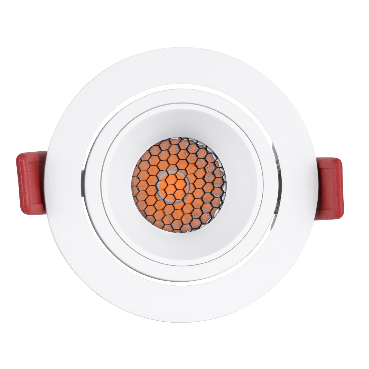 GloboStar® LEO-R 60285 Χωνευτό LED Spot Downlight TrimLess Φ8.5cm 10W 1250lm 38° AC 220-240V IP20 Φ8.5 x Υ6.6cm - Στρόγγυλο - Κινούμενο - Λευκό & Anti-Glare HoneyComb - Θερμό Λευκό 2700K - Bridgelux COB - 5 Years Warranty - Image 8