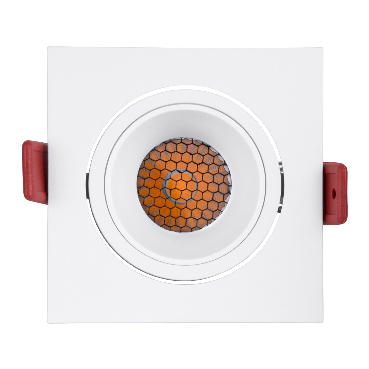 GloboStar® LEO-SQ 60290 Χωνευτό LED Spot Downlight TrimLess Μ8.5xΠ8.5cm 10W 1300lm 38° AC 220-240V IP20 Μ8.5 x Π8.5 x Υ6.6cm - Τετράγωνο - Κινούμενο - Λευκό & Anti-Glare HoneyComb - Φυσικό Λευκό 4500K - Bridgelux COB - 5 Years Warranty - Image 8
