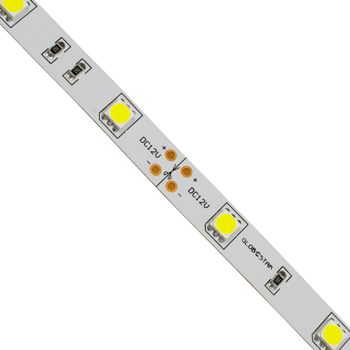 GloboStar® 70010 Ταινία LED SMD 5050 5m 7.2W/m 30LED/m 792lm/m 120° DC 12V IP20 Ψυχρό Λευκό 6000K - 5 Χρόνια Εγγύηση - Image 3