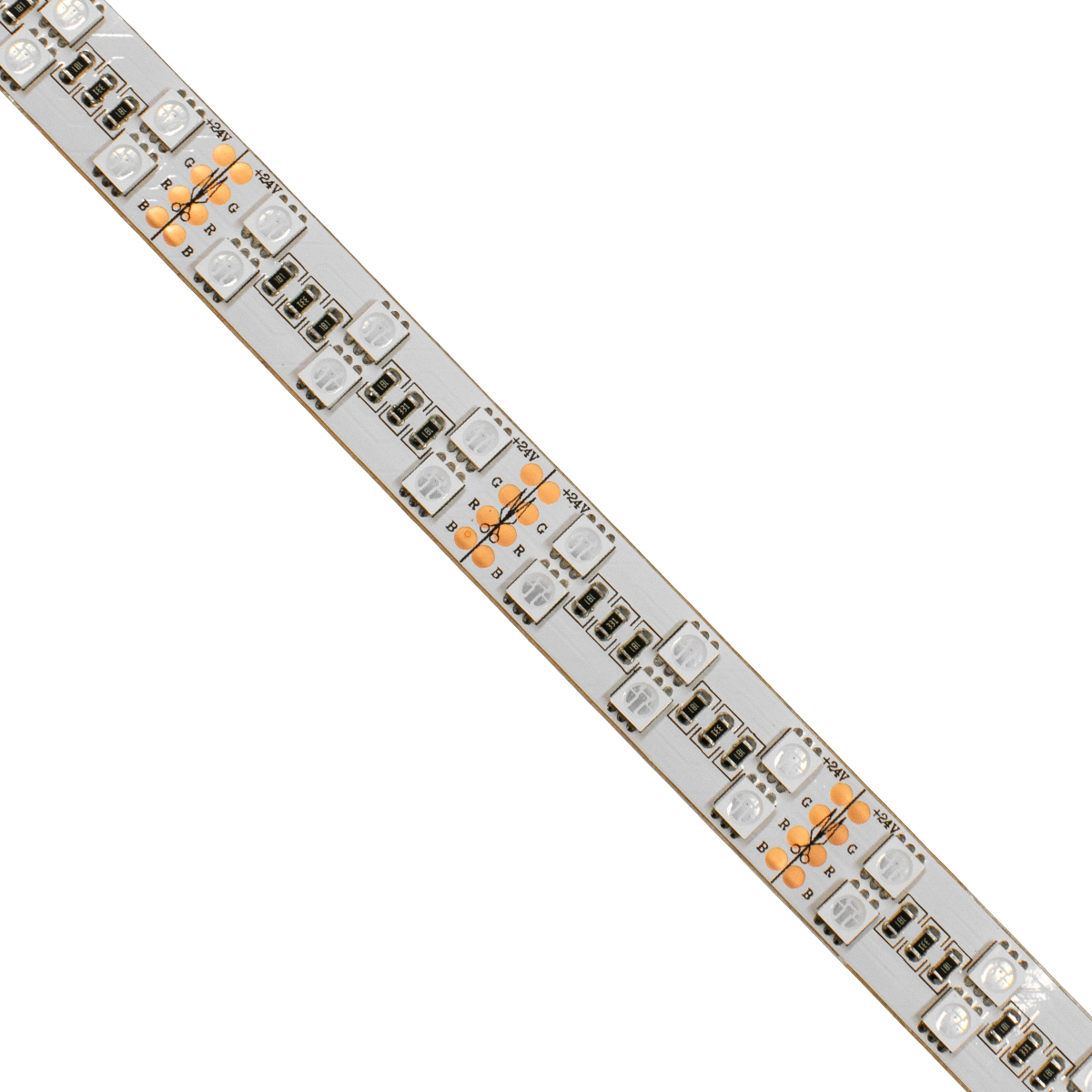 GloboStar® 70279 Διπλή Ταινία LED SMD 5050 5m 28.8W/m 120LED/m 2908lm/m 120° DC 24V IP20 RGB - 5 Χρόνια Εγγύηση - Image 3