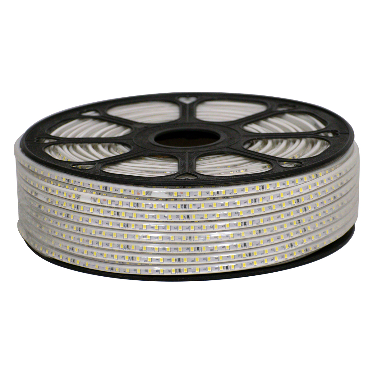 GloboStar® 70501 Slim Ταινία Μονής Σειράς Epistar LED SMD 2835 1m 12W/m 96LED/m 1644lm/m 120° DC 230V Αδιάβροχη IP68 Φυσικό Λευκό 4500K Dimmable - Image 3