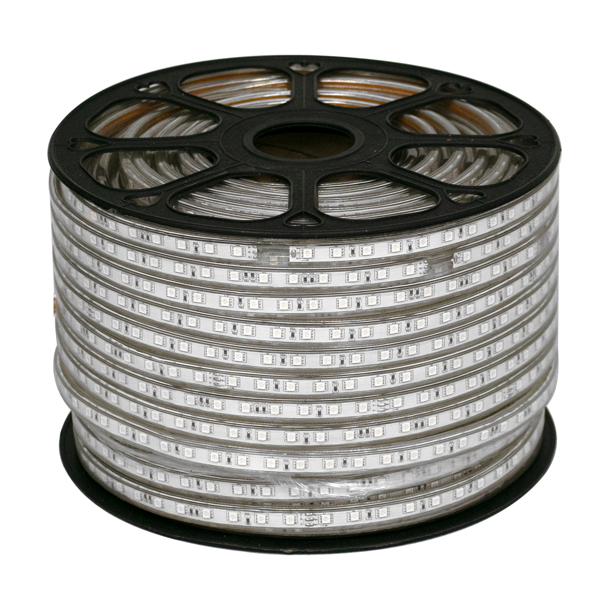 GloboStar® 70507 Slim Ταινία Μονής Σειράς Epistar LED SMD 5050 1m 12W/m 60LED/m 1572lm/m 120° DC 230V Αδιάβροχη IP68 RGB Dimmable - Image 3