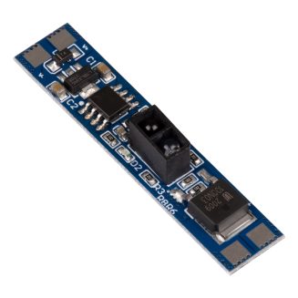 GloboStar® 70698 Mini Αισθητήρας Modular για Προφίλ Αλουμινίου με Hand Sweep - Door Switch Sensor 3m DC 5-24V Max 192W