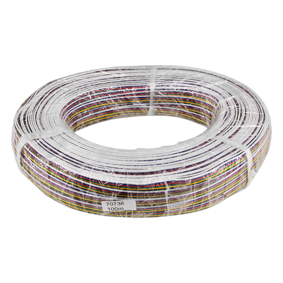 GloboStar® 70738 Εύκαμπτο Πλακέ Καλώδιο 1m RGB+CCT 6 x 0.25mm² - Image 4