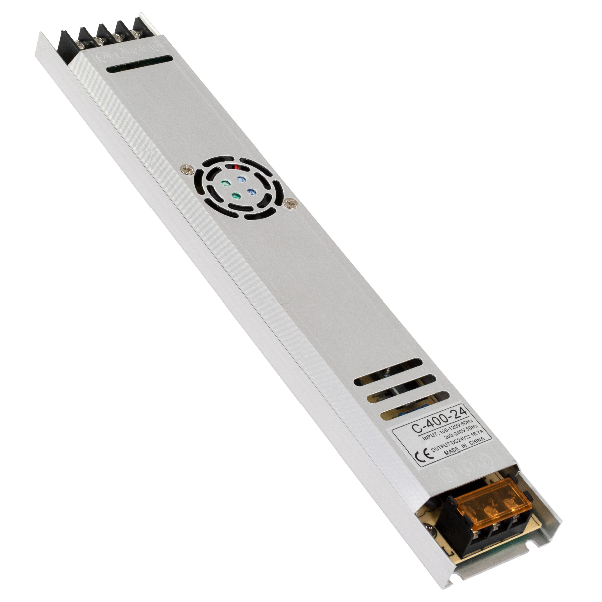GloboStar® 73019 Τροφοδοτικό LED Ultra Slim 400W DC 24V 16.7A IP20 Μ31 x Π5.4 x Υ2.3cm