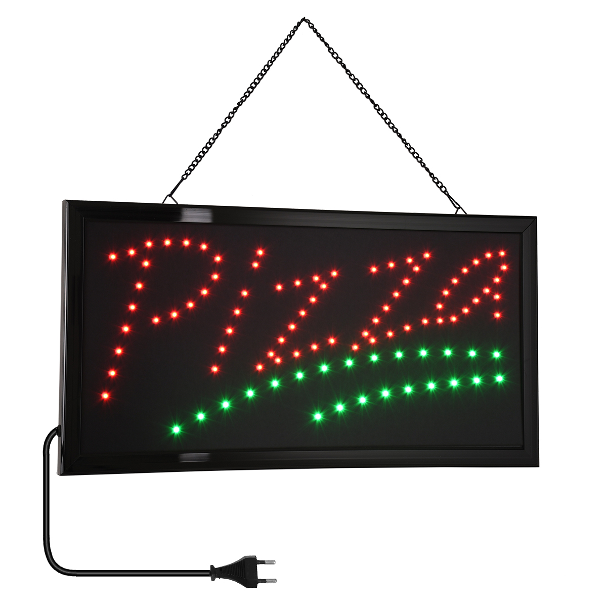 GloboStar® 75684 Φωτιστικό Ταμπέλα LED Σήμανσης PIZZA με Πρίζα AC 230V Μ48xΠ25xΥ2cm - Image 2