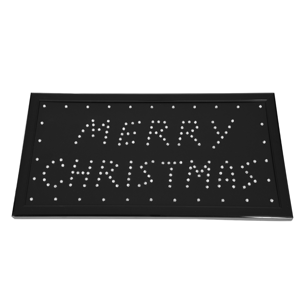 GloboStar® 75695 Φωτιστικό Ταμπέλα LED Σήμανσης MERRY CHRISTMAS με Πρίζα AC 230V Μ48xΠ25xΥ2cm - Image 3