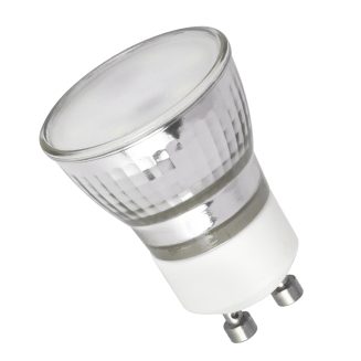GloboStar® 76008 Λάμπα MR11 με βάση GU10 Mini Σποτ LED 4W 360lm 120° AC 85-265V με Λευκό Γαλακτερό Γυαλί Θερμό Λευκό 3000K