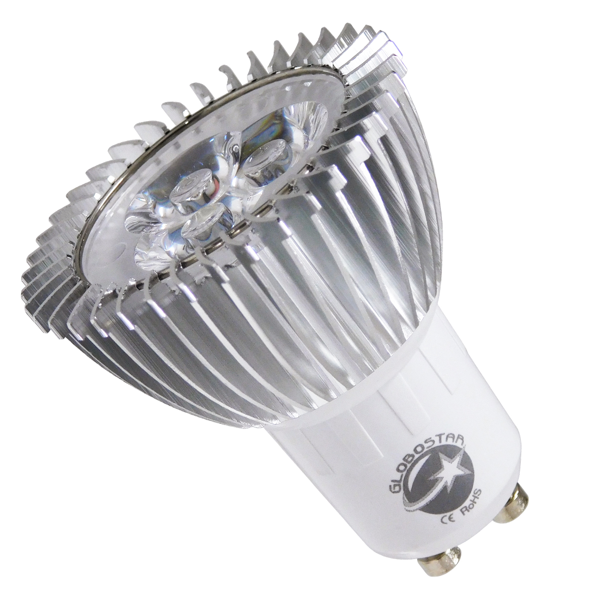GloboStar® 76041 Λάμπα GU10 Spot LED 3W 280lm 45° AC 85-265V Φυσικό Λευκό 4500K Dimmable