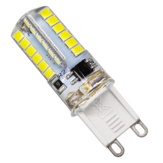 GloboStar® 76150 Λάμπα G9 LED SMD 2835 4W 360lm 320° AC 230V Σιλικόνης Ψυχρό Λευκό 6000K