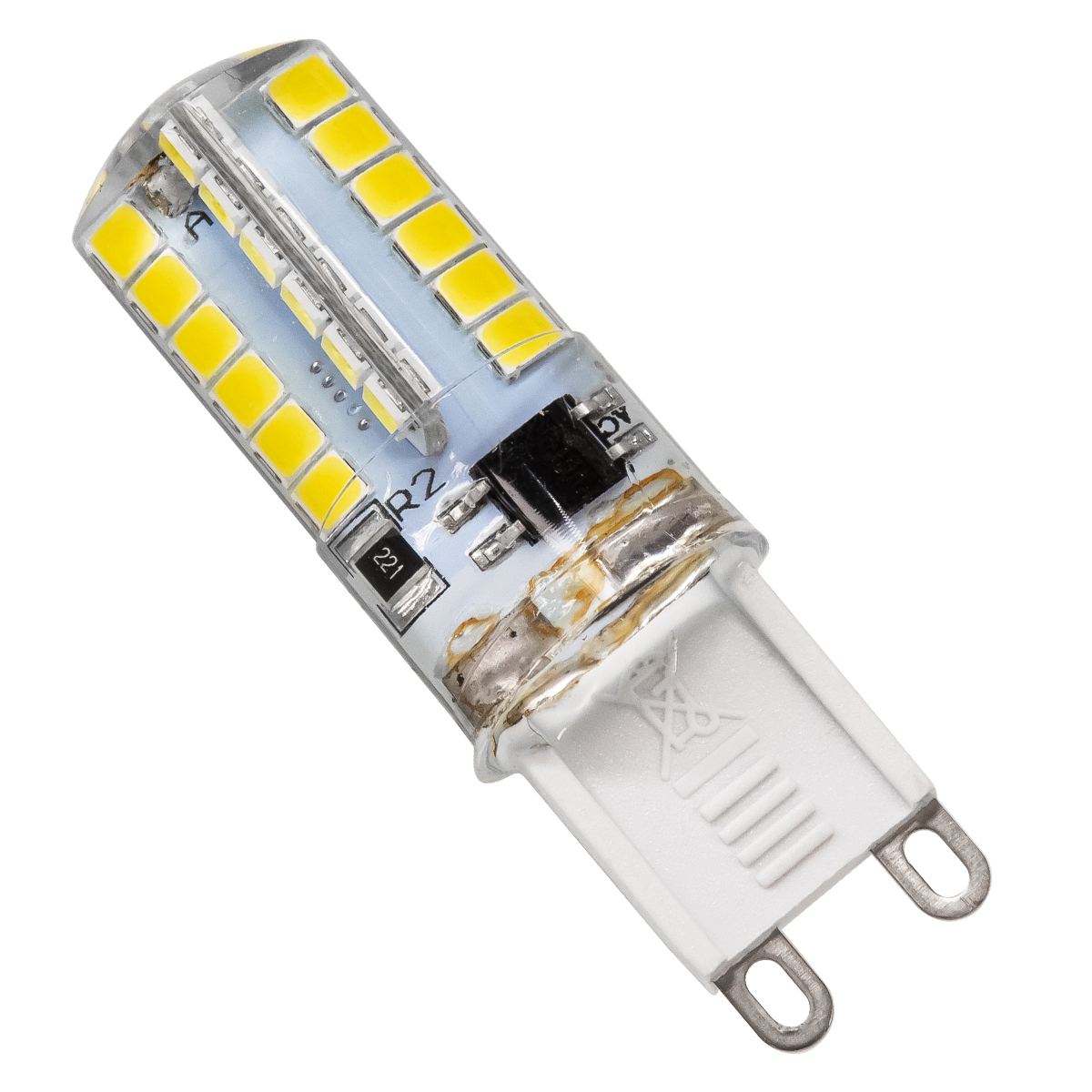 GloboStar® 76151 Λάμπα G9 LED SMD 2835 4W 340lm 320° AC 230V Σιλικόνης Φυσικό Λευκό 4500K
