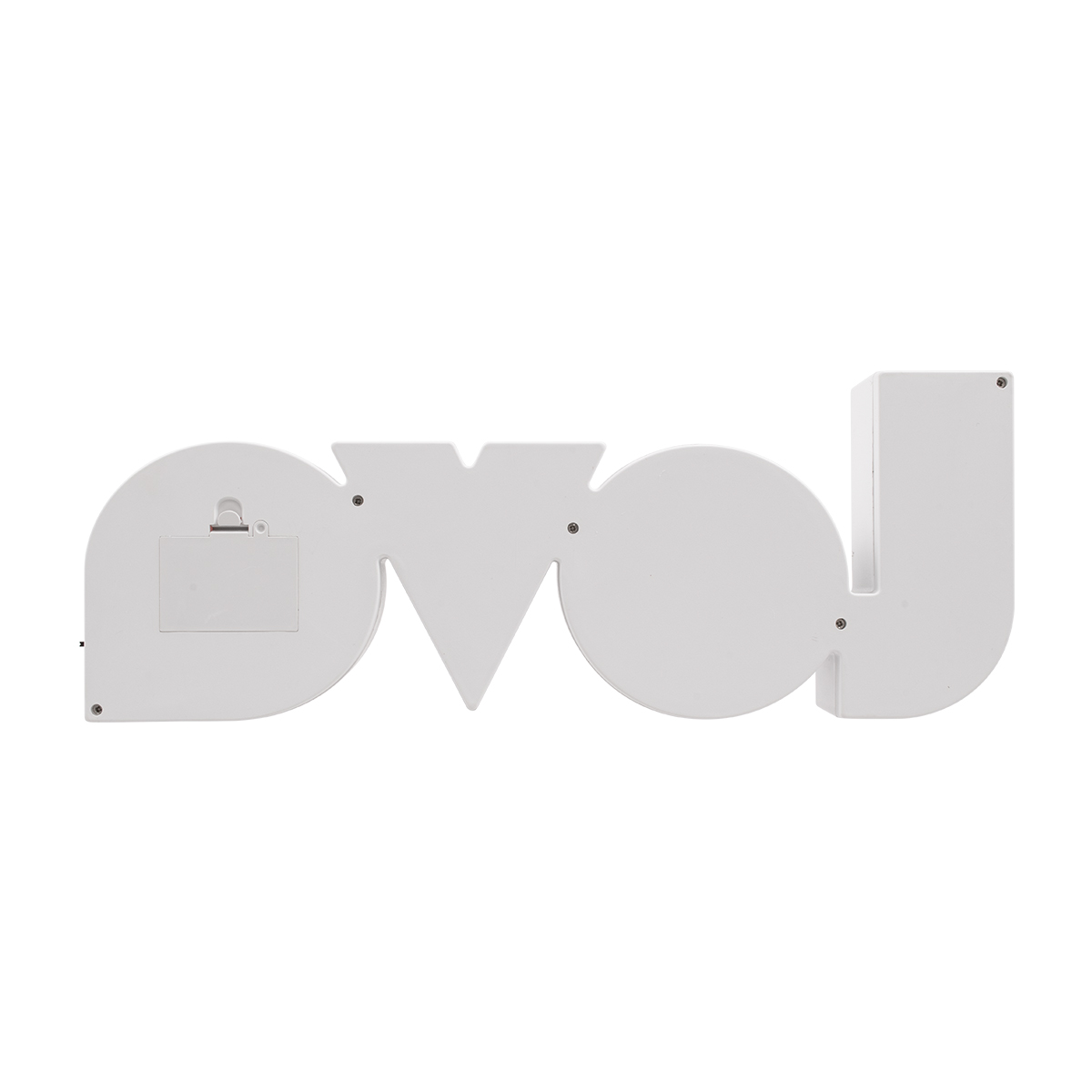 GloboStar® 76551 Μοντέρνο Επιτραπέζιο Διακοσμητικό Φωτιστικό LED Σήμανσης RAINBOW LOVE 2W με Διακόπτη On/Off & Καλώδιο Τροφοδοσίας USB - Μπαταρίας 3xAAA (Δεν Περιλαμβάνονται) Ψυχρό Λευκό 6000K - Image 7