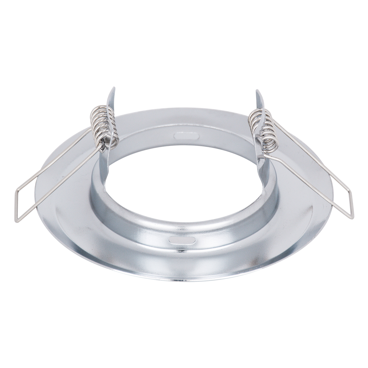GloboStar® 77810 Χωνευτή Στρογγυλή Βάση για LED Spot GU10 - MR16 - GU5.3 Χρώμιο Σταθερή Φ83mm - Image 3