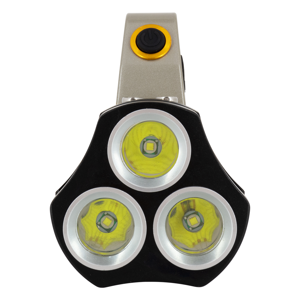GloboStar® 79025 EXTREME Φορητός Επαναφορτιζόμενος Φακός LED CREE XHP50 30W 3000lm με 3 Modes & 3 x Μπαταρίες 18650 20400mAh Li-ion και με Φόρτιστή Αυτοκινήτου & Πρίζας Αδιάβροχος IP65 Ψυχρό Λευκό 6000K - Image 4