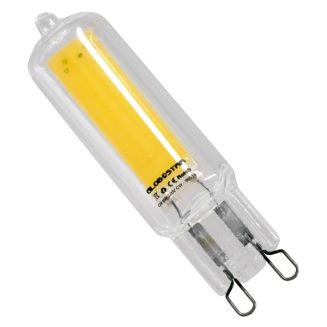 GloboStar® 115096 Λάμπα G9 LED FILAMENT COB 6W 630 lm 320° AC 85-265V Γυάλινη Φυσικό Λευκό 4500K