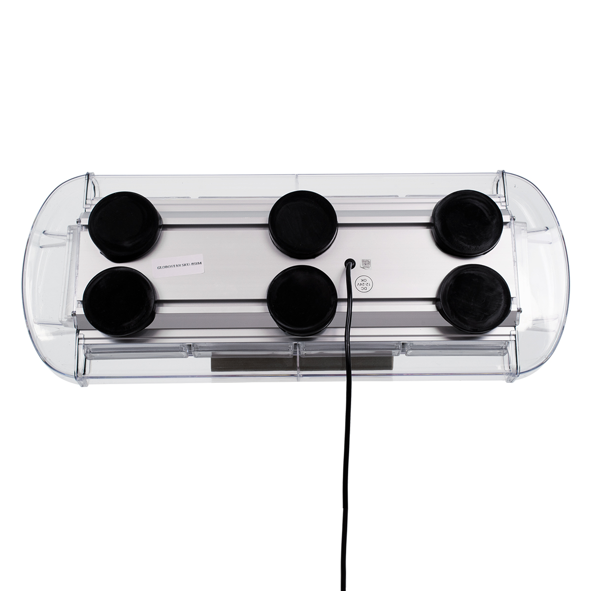 GloboStar® 85182 PRO Series Φάρος Σήμανσης Οχήματος Αστυνομίας για Αυτοκίνητα & Φορτηγά 6 Προγραμμάτων Φωτισμού STROBE LED COB 100W DC 10-30V Αδιάβροχος IP66 Μπλε - Image 7