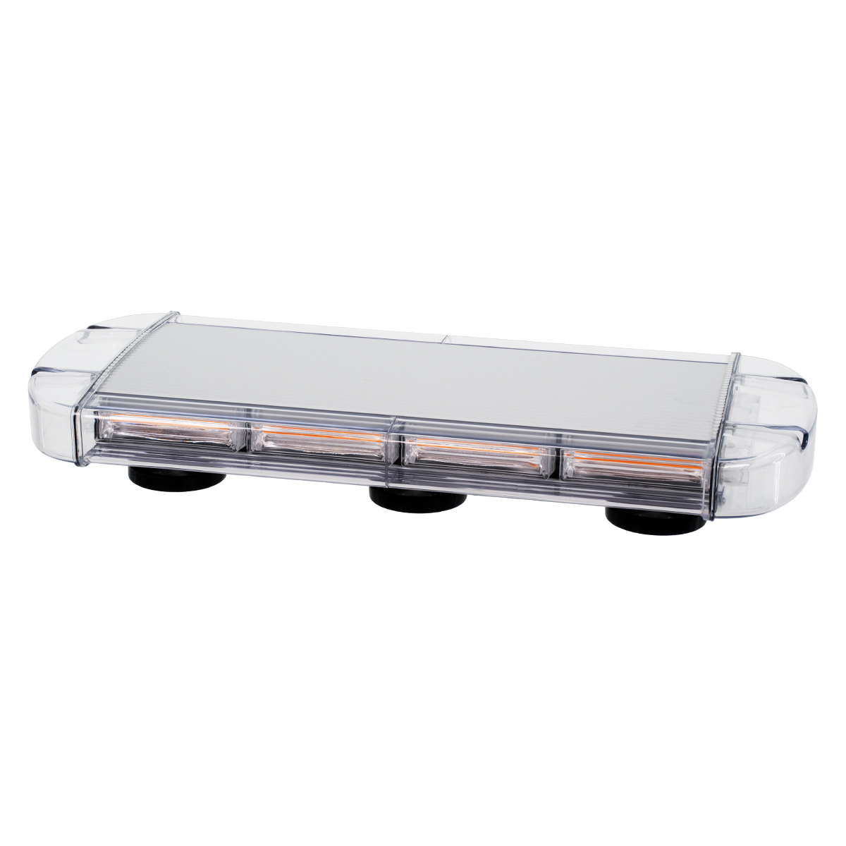 GloboStar® 85183 PRO Series Φάρος Σήμανσης Οχήματος Οδικής Βοήθείας για Αυτοκίνητα & Φορτηγά 6 Προγραμμάτων Φωτισμού STROBE LED COB 100W DC 10-30V Αδιάβροχος IP66 Πορτοκαλί - Image 3