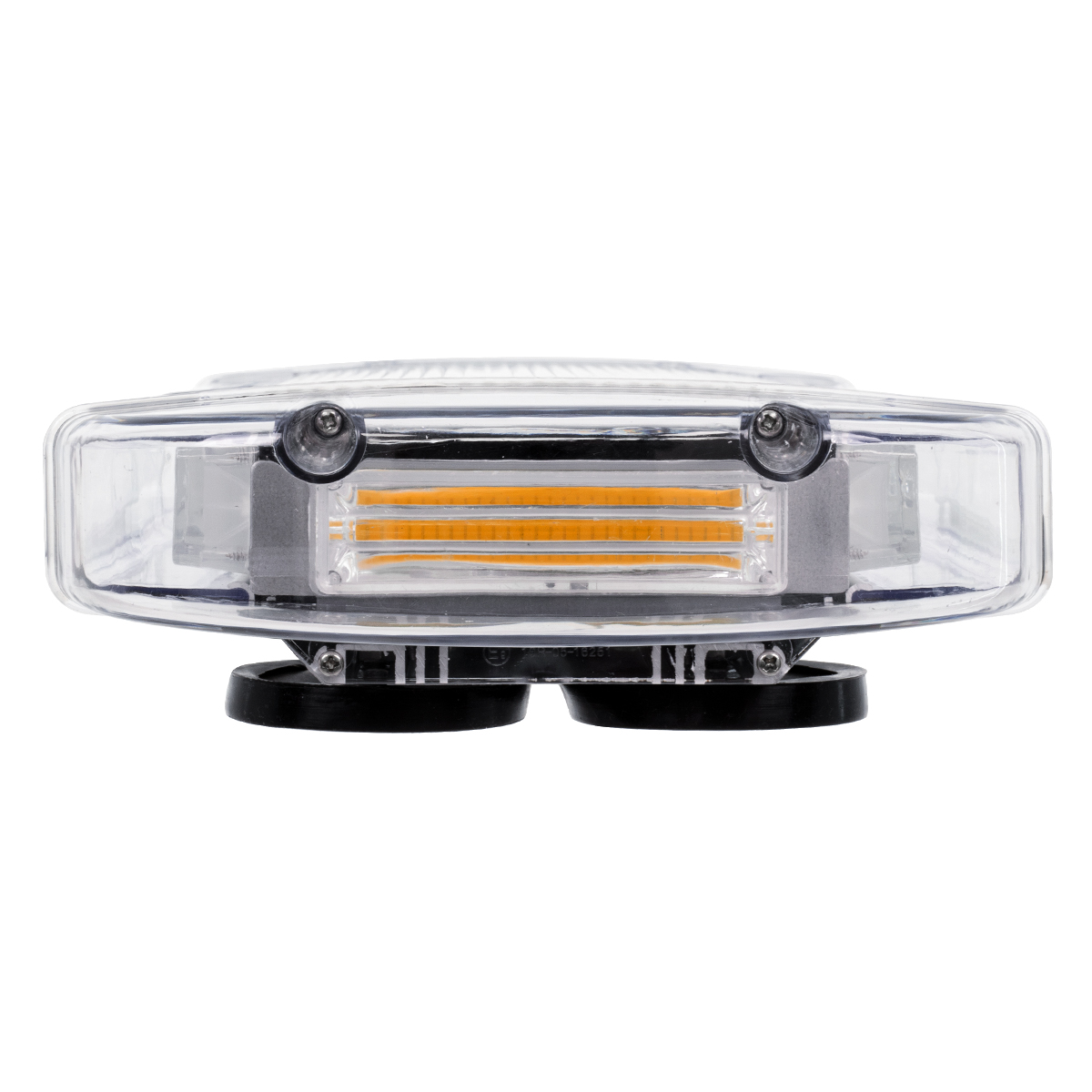 GloboStar® 85183 PRO Series Φάρος Σήμανσης Οχήματος Οδικής Βοήθείας για Αυτοκίνητα & Φορτηγά 6 Προγραμμάτων Φωτισμού STROBE LED COB 100W DC 10-30V Αδιάβροχος IP66 Πορτοκαλί - Image 6