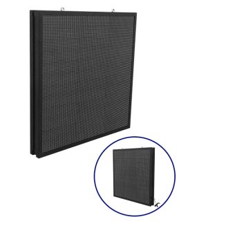 Αδιάβροχη Κυλιόμενη Επιγραφή SMD LED 230V USB & WiFi RGB Διπλής Όψης 100x100cm GloboStar 90132