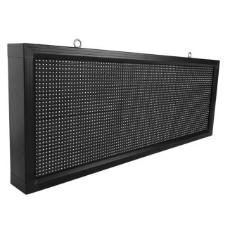 Αδιάβροχη Κυλιόμενη Επιγραφή SMD LED 230V USB & WiFi Μπλε Μονής Όψης 104x40cm GloboStar 90136