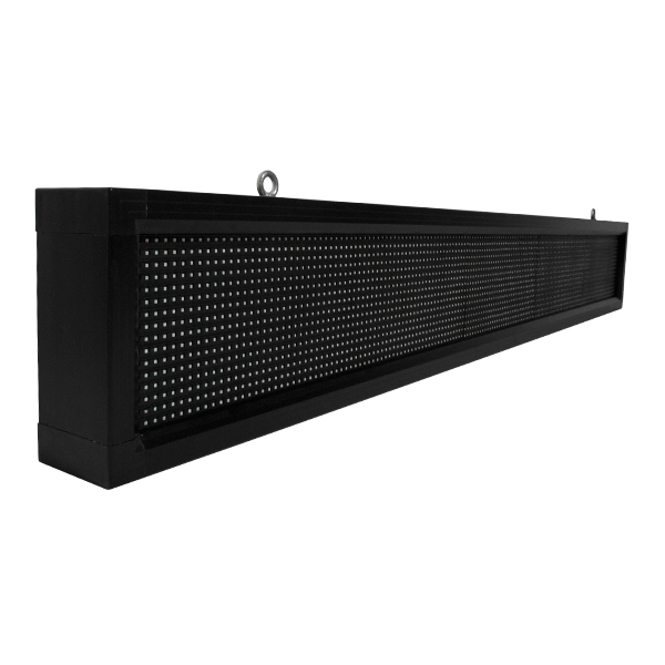 Αδιάβροχη Κυλιόμενη Επιγραφή SMD LED 230V USB & WiFi Κόκκινη Μονής Όψης 168x20cm GloboStar 90261