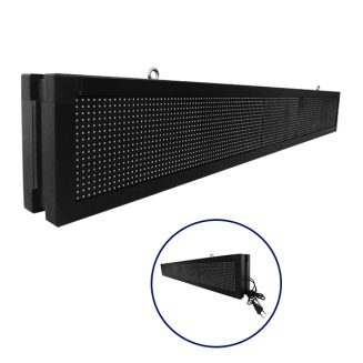GloboStar® 90314 Κυλιόμενη Ψηφιακή Επιγραφή P10 LED SMD AC 220-240V με Wi-Fi - Αδιάβροχή IP54 - Διπλής Όψης - Μ168 x Π12 x Υ24cm Πορτοκαλί