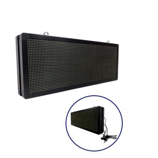 GloboStar® 90320 Κυλιόμενη Ψηφιακή Επιγραφή P10 LED SMD AC 220-240V με Wi-Fi - Αδιάβροχή IP54 - Διπλής Όψης - Μ104 x Π12 x Υ40cm Ψυχρό Λευκό 6000K