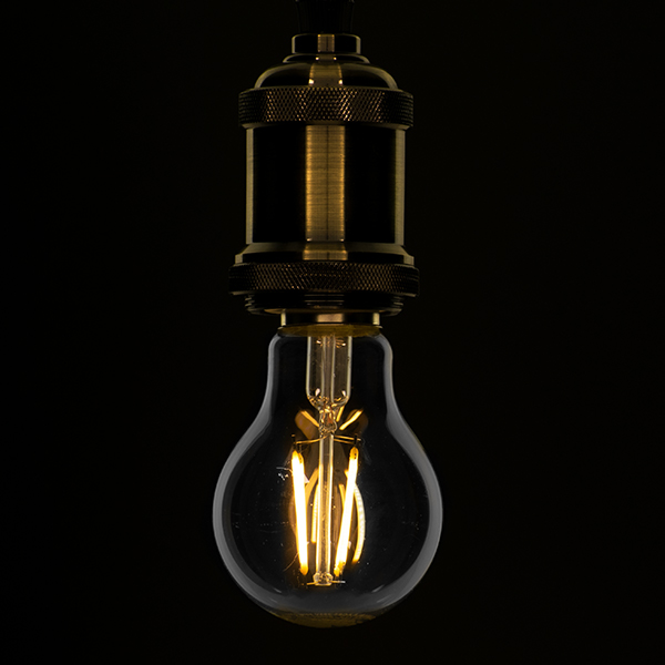 GloboStar® 99006 Λάμπα E27 A60 Γλόμπος LED LONG FILAMENT 6W 660 lm 320° AC 85-265V Edison Retro με Διάφανο Γυαλί Θερμό Λευκό 2700 K Dimmable - Image 2