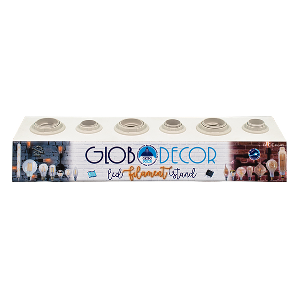 GloboStar® 99800 Stand Δειγματισμού Λαμπτήρων LED με 3 x E14 & 3 x E27 Ντουί με Καλώδιο 1,3 Μέτρα Διακόπτη On / Off GloboDecor - Image 2