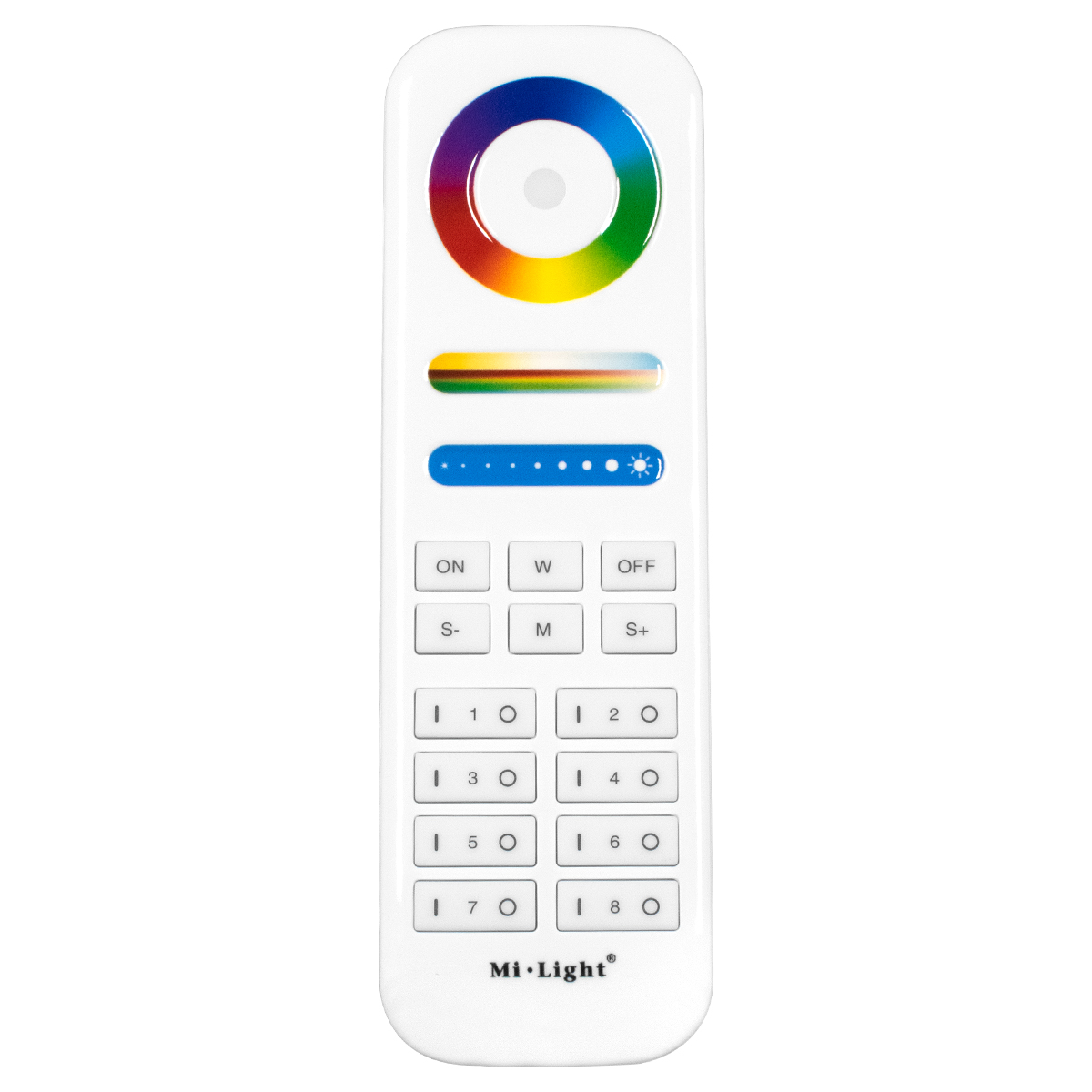 GloboStar® 73426 Ασύρματο Χειριστήριο Αφής έως 8 Group Wireless RF 2.4Ghz LED RGBW+WW Smart Touch Panel 8-Zone Mi-Light FUT089 433MHz RF 2.4G - Image 2