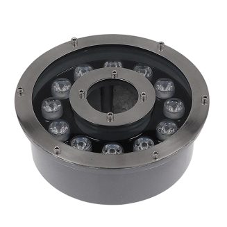 Υποβρύχιο Αδιάβροχο Φωτιστικό Σιντριβανιού CREE Solid LED Water 36W 12-24v Φ18 IP68 Θερμό Λευκό 3000k GloboStar 05034