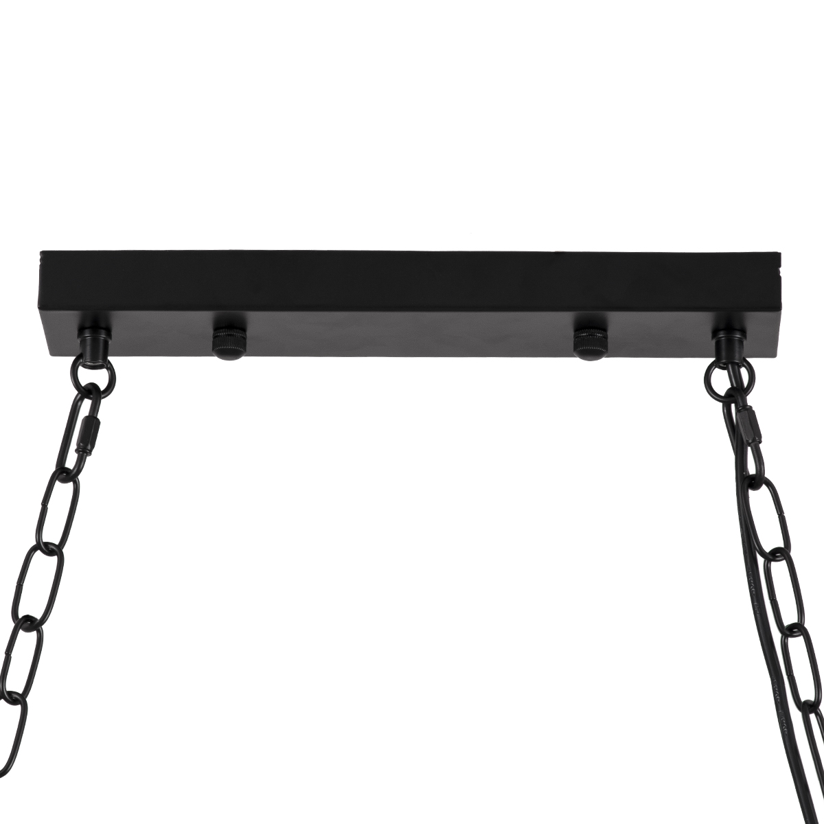 GloboStar® VIKING 00606 Vintage Κρεμαστό Φωτιστικό Οροφής Πολύφωτο Σκούρο Καφέ Μεταλλικό Ξύλινο Ράγα Μ53 x Π11 x Υ96cm έως Y220cm max - Image 10