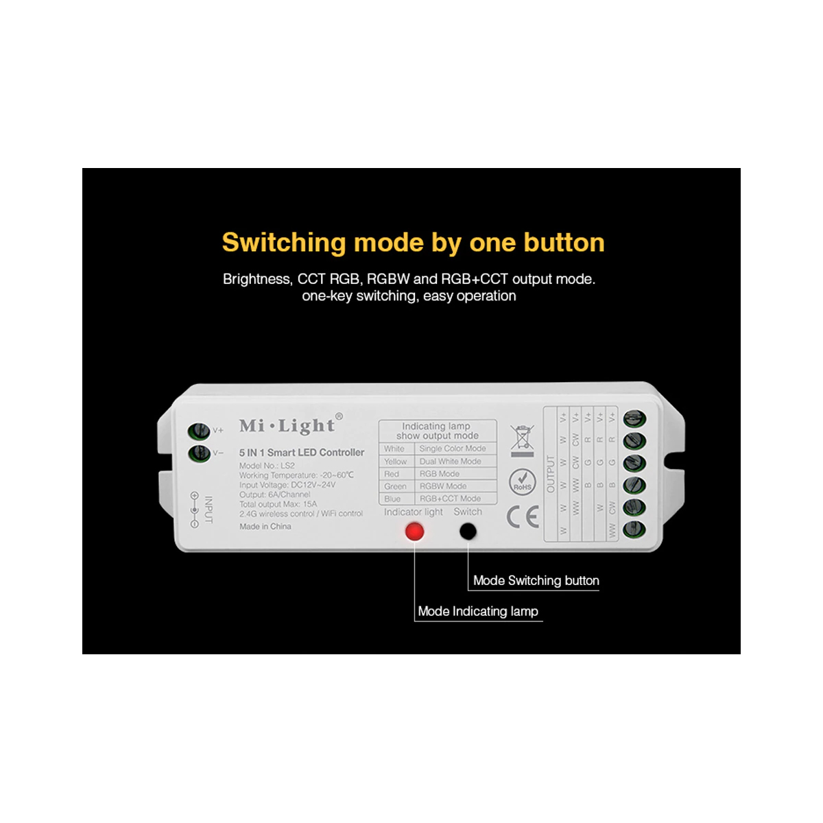 GloboStar® 73423 Mi-Light MiBOXER WL-Box1 - Smart 2.4GHz Gateway Bridge to WiFi-IEEE 802.11b/g/n DC 5V / 500mA - Image 16