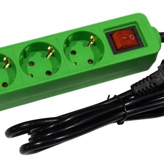 Entac ΠΟΛ/ΖΟ 3 ΘΕΣ ΜΕ. ΔΙΑΚ. 3x1.0mm 1.5μ ΠΡΑΣΙΝΟ