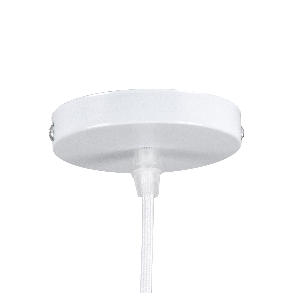 GloboStar® MAVERICK 00944 Μοντέρνο Κρεμαστό Φωτιστικό Οροφής Μονόφωτο Λευκό Μεταλλικό Γυάλινο Μπάλα Φ15 x Υ15cm - Image 8
