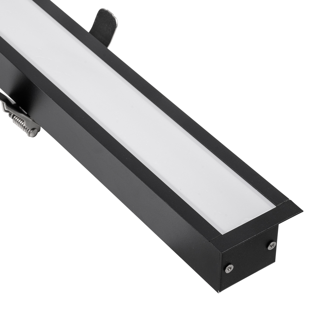 GloboStar® LUCA 61032 Γραμμικό Χωνευτό Φωτιστικό Linear LED CCT 54W 6500lm 120° AC 220-240V Μ121.5 x Π5 x Υ4cm - Εναλλαγή Φωτισμού μέσω Τηλεχειριστηρίου All In One Ψυχρό 6000k+Φυσικό 4500k+Θερμό 2700k Dimmable - Μαύρο - 3 Years Warranty - Image 8