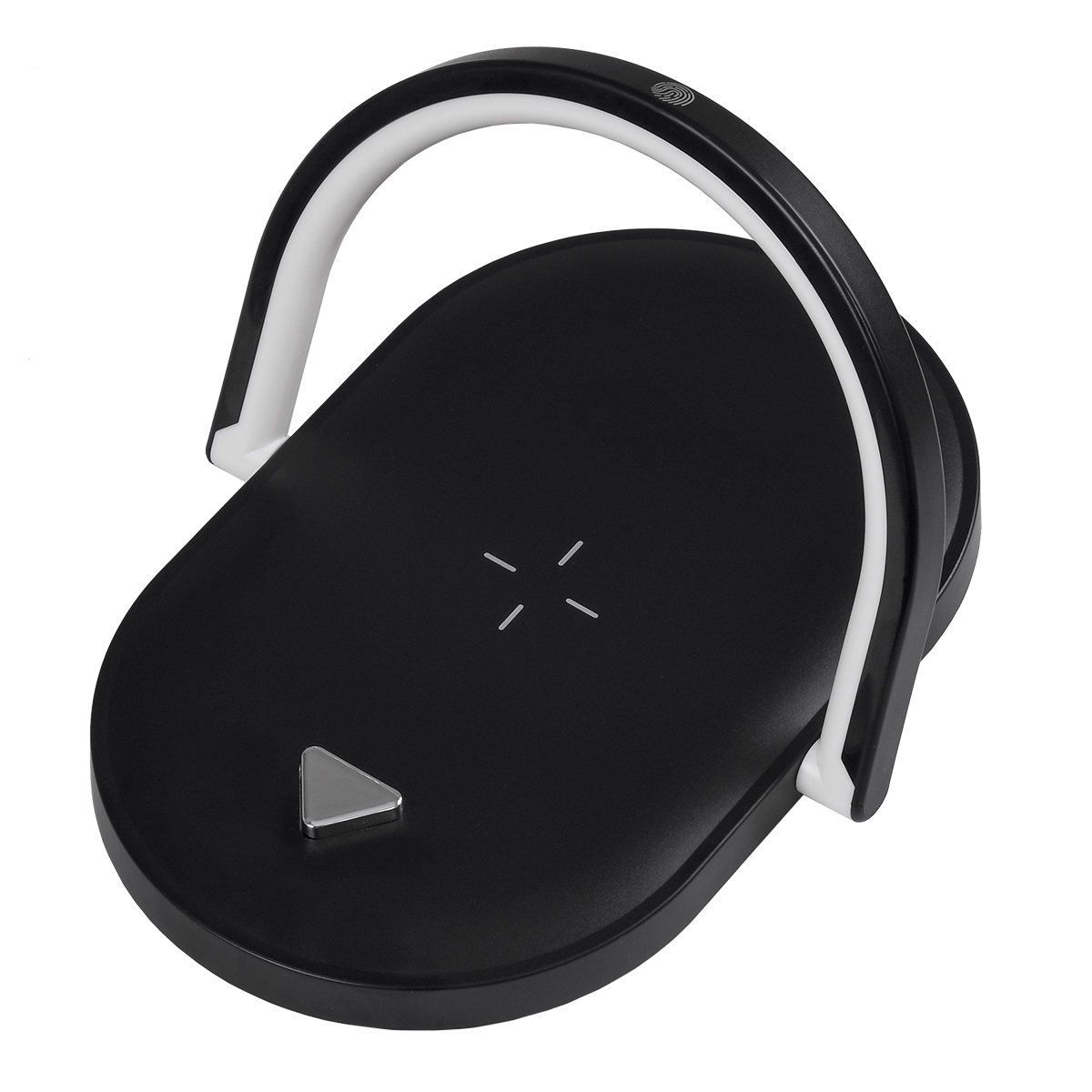 GloboStar® ECLIPSE 76558 Μοντέρνο Επιτραπέζιο Φωτιστικό Πορτατίφ LED 15W 1200lm 180° AC 230V - με Ασύρματη Φόρτιση - Wireless Charger - Διακόπτη Αφής με 3 Εντάσεις Φωτισμού Φυσικό Λευκό 4500K Dimmable - Μ17 x Π13 x Υ10 - Μαύρο - Image 3